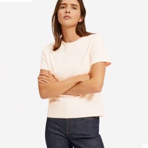 BRAND NWT Everlane Organic Cotton Box-cut Tre